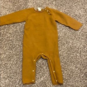 H&M gender neutral knit sweater jumpsuit